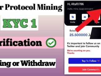 Alter Protocol kyc 1st verification | Alter Protocol Mining News, alter protocol Today Update