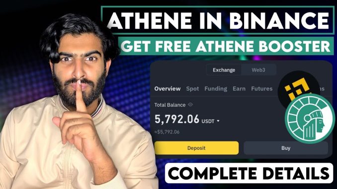 Athene Crypto Mining Binance Listing , Price Prediction | How to Get Athene Booster For Free