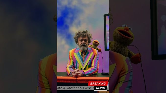 Breaking news with AI Terence McKenna #psychedelic #terencemckenna