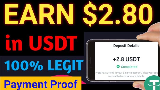 EARN $2.80 + Payment Proof : New USDT Mining Site For Beginners| Crypto News Today💰💰💰 እንዳያመልጣችሁ