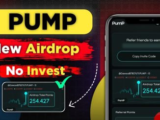 Pump network airdrop || best crypto mining sites || without investment earn money app