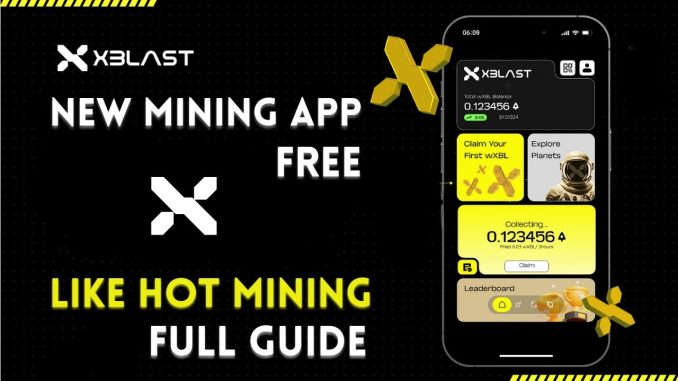 XBlast Mining Complete Guide | Mine XBL Coins Free On Telegram | complete guide- Free Airdrop