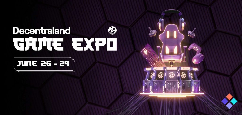Decentraland Sets to Host its First Expo for Web3 Gaming