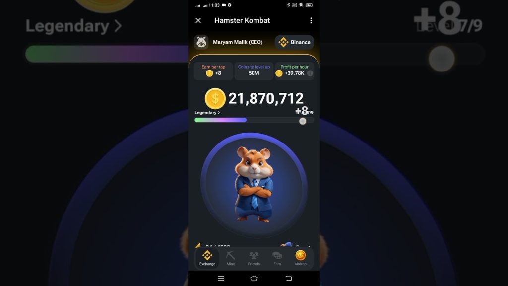Hamster Kombat Free Mining Guide ||Hamster Kombat Mining Withdrawal || #crypto #airdropfree