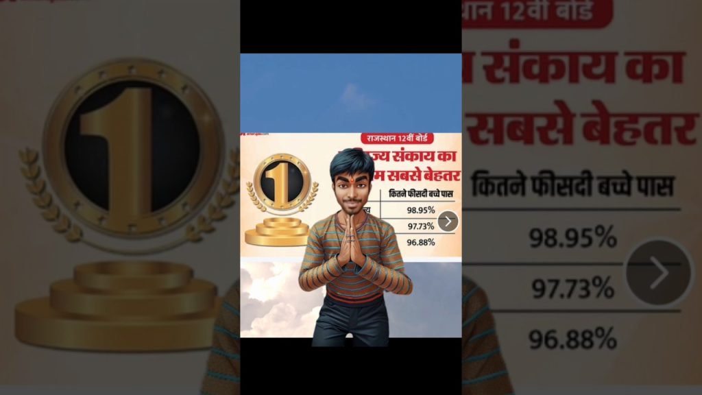 RBSE 12th result 2024 #trending #viral #viralvideo #youtubeshorts #ai #news