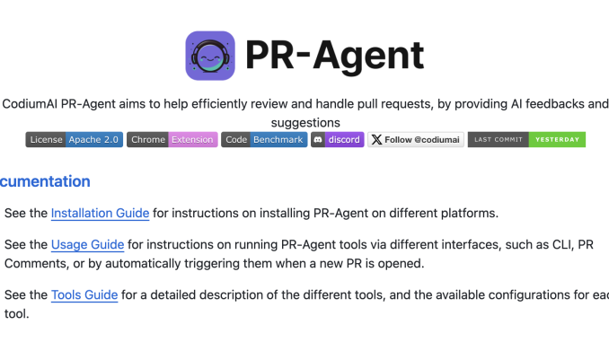 CodiumAI PR-Agent: An AI-Powered Tool for Automated Pull Request Analysis, Feedback, Suggestions and More