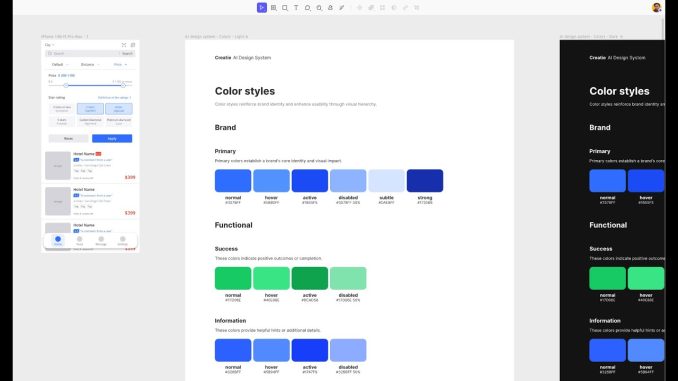 Creatie AI | Automatically generate style guides with AI