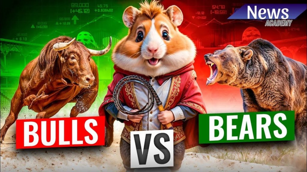 Crypto Explained for Beginners: Bulls vs Bears 🐃🐻 Hamster Kombat: Hamster Academy