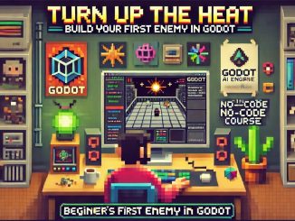 Turn Up the Heat: Build Your First Enemy! | Beginner's No-Code AI Course (7) #godot