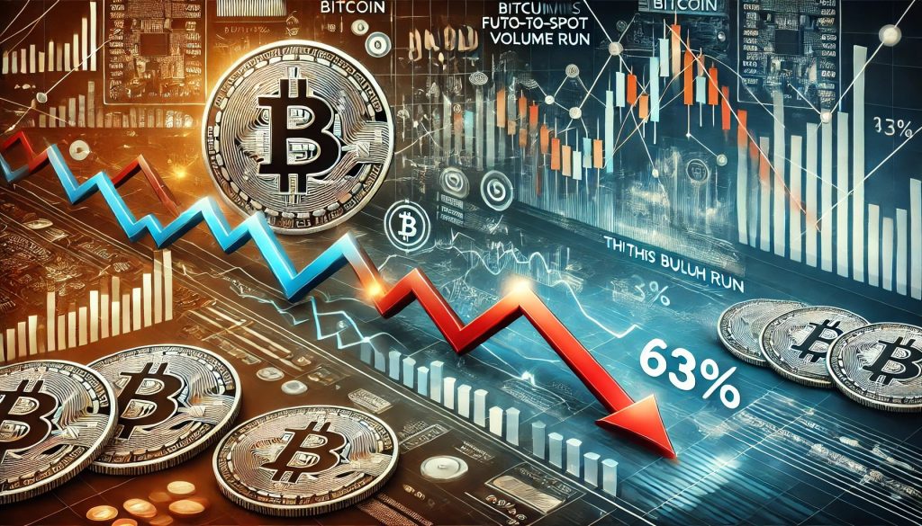 Bitcoin Futures-To-Spot Volume Ratio Down 63% This Bull Run