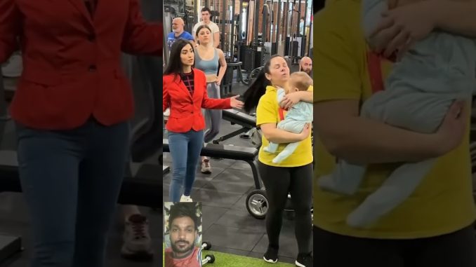 Baby at gym - mixed reactions #binance #crypto #cryptocurrency #bitcoin #cryptonews #airdrop #zkbrid