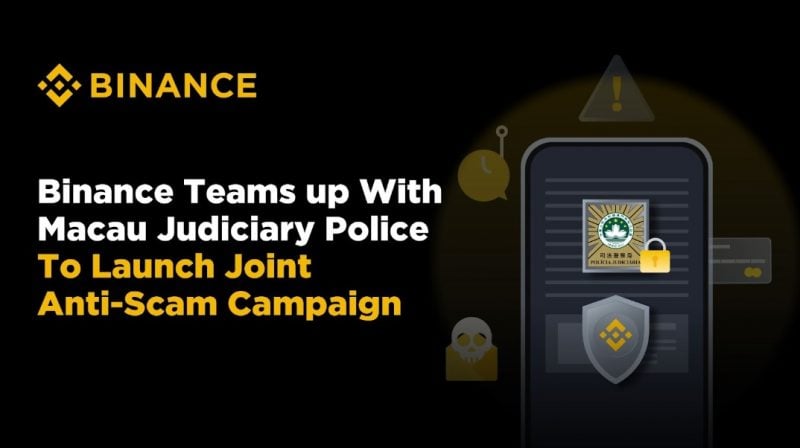 Binance and Macau police team up to fight against online scams Binance and Macau police team up to fight against online scams