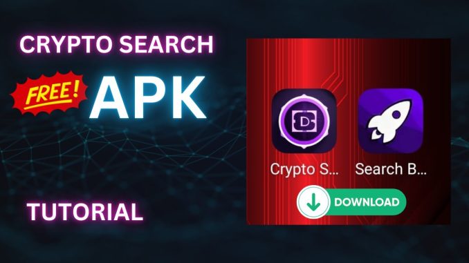 Crypto Search Mining app free Download Tutorial #cryptosearch #cryptoice  #miningapp #freedownload