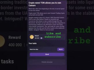 crypto news! ton allows  you to own camaro tapswap code #tapswap #code