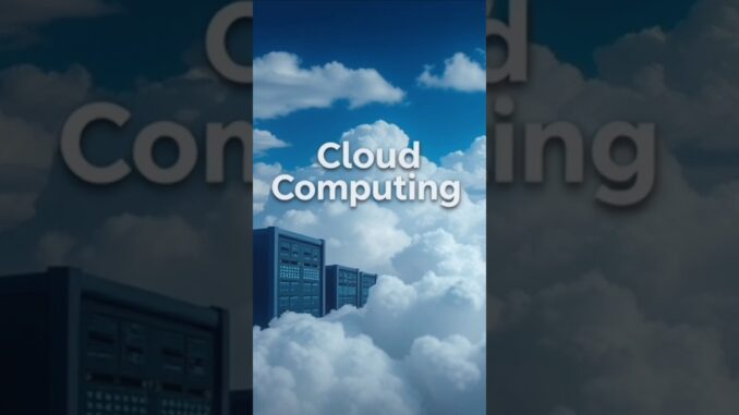 Basics of Cloud Computing: Beginners #ai #technology #software #computer #netflix #youtube #shorts