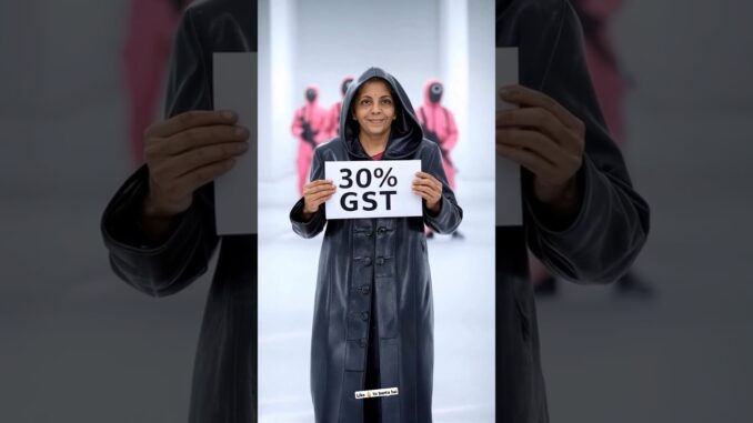 Nirmala Sitaraman in Squid Game 3 🎃😱 || Ai is dangerous 😳 #shorts #youtube #squidgame  #tax #comedy