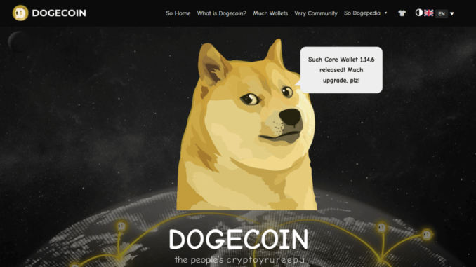 US government's DOGE website launches with Dogecoin logo