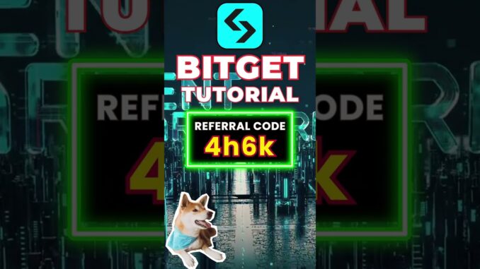 Bitget Tutorial For Beginners With Referral Code "4h6k" | Crypto Horizon