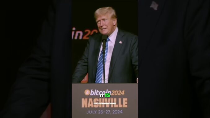 Donald Trump: Saving in Bitcoin With Stablecoins #Trump #bitcoin #shorts