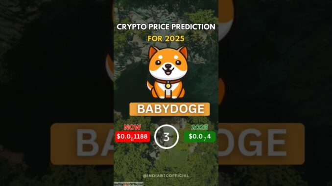 Crypto Price Prediction For 2025...???#crypto #cryptotrading #memecoin #indiabtc #bitcointrading