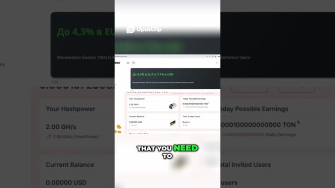 Unlock Extra Earnings  Your Guide to Withdrawal Options #cryptocurrency#crypto #ton#btc#freecrypto