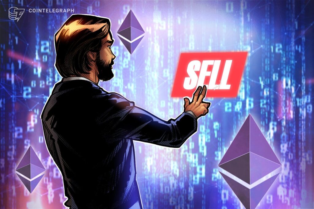 Ethereum whale sells ETH after 900 days, missing M possible peak profit