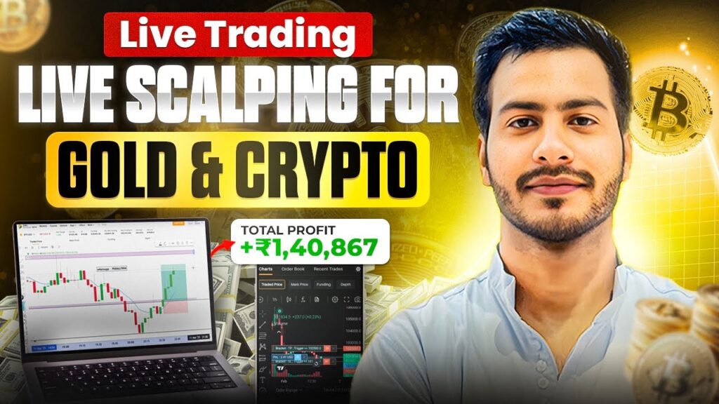 Live Crypto Trading | Bitcoin &  Gold | 13 April | #goldtrading #cryptotrading #bitcoin