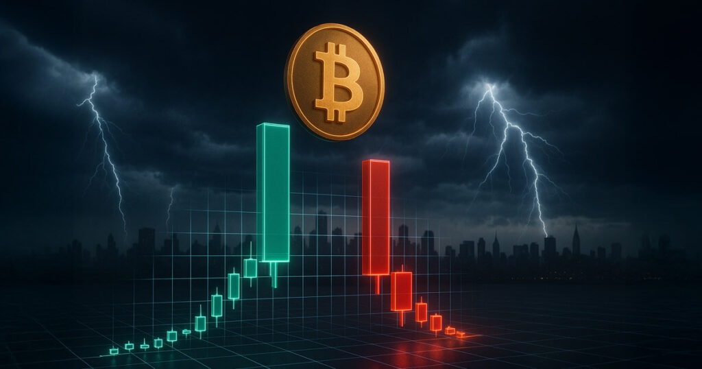 Bitcoin falls 4% to 2k causing 0M in liquidations after weekend rally to 6k