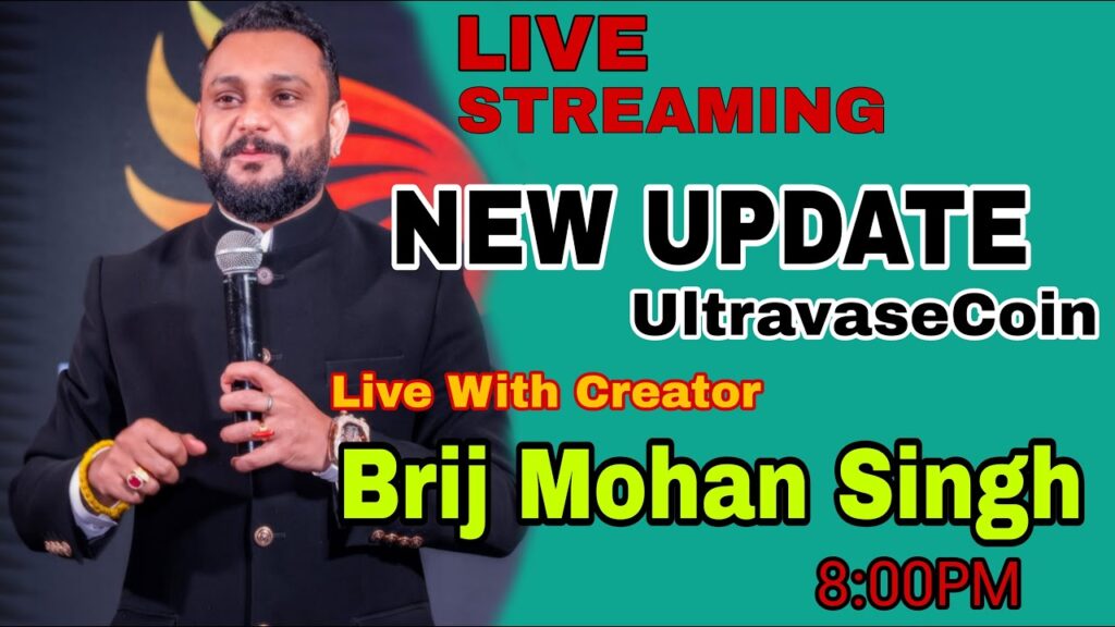 Mr Brij Mohan Singh Live Today//Ultraverse Coin Listing New Update Zoom Meeting With creator #uvcx