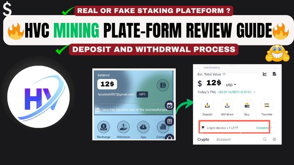HVSCAN Mining Platform Full Review | Deposit & Withdrawal Guide | Real or Fake?