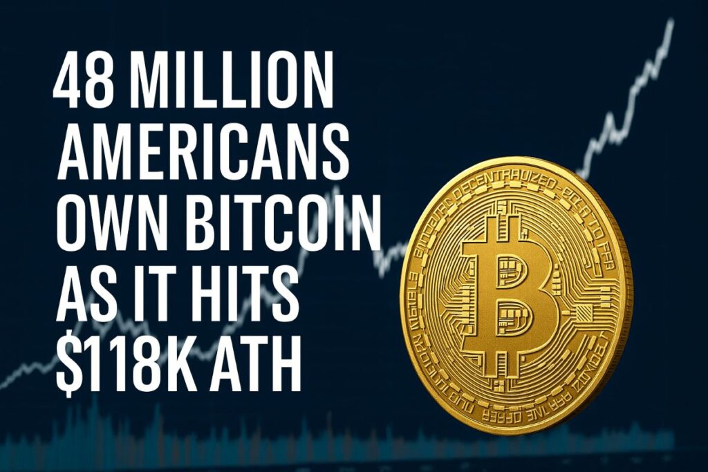 48 Million Americans Own Bitcoin as it Hits 8K ATH
