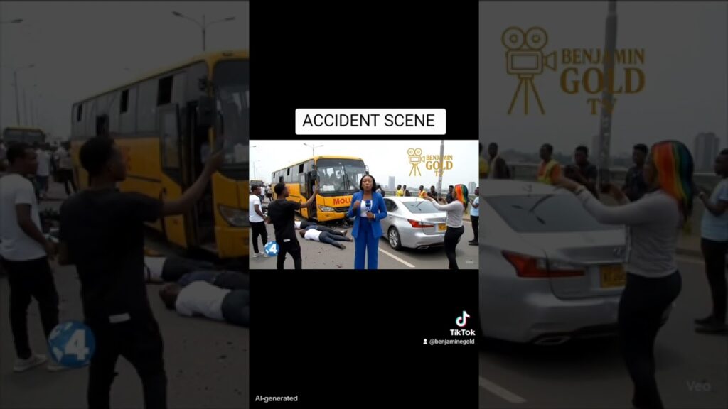 Accident Scene #ai #shortvideos #gemini #viralvideos #veo3  #news #ainews ainew