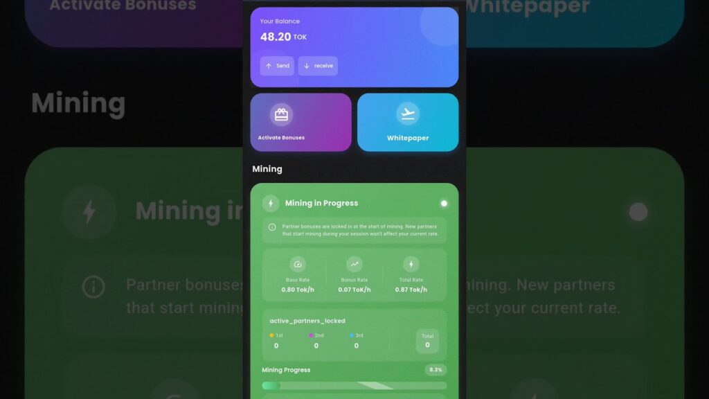 Tok coin ,,, crypto mining app,,, crypto gem 💎💎💎💎 Use my refferal code – REF-EOH8OWPU😃😃😃😃😃