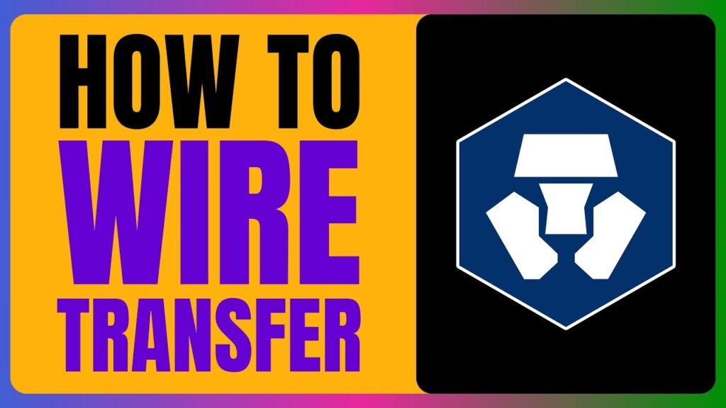 EASY HOW TO WIRE TRANSFER to CRYPTO COM FULL GUIDE