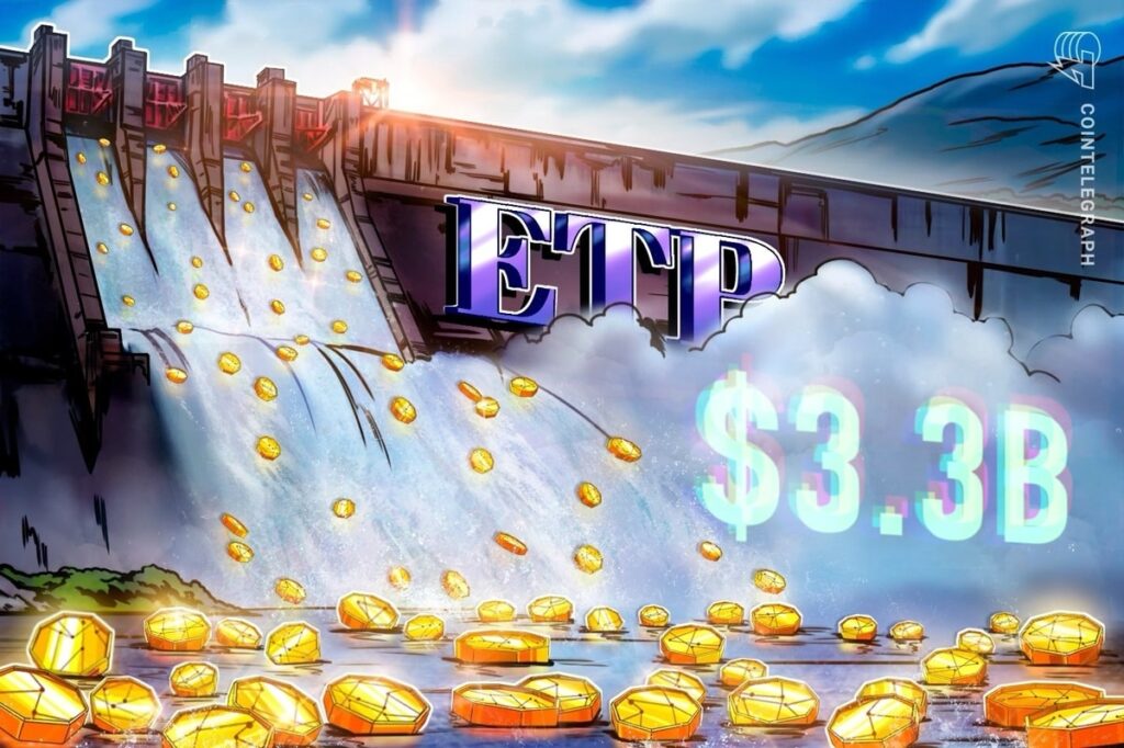 Bitcoin, Ethereum and Solana ETFs See .3B Inflows Last Week