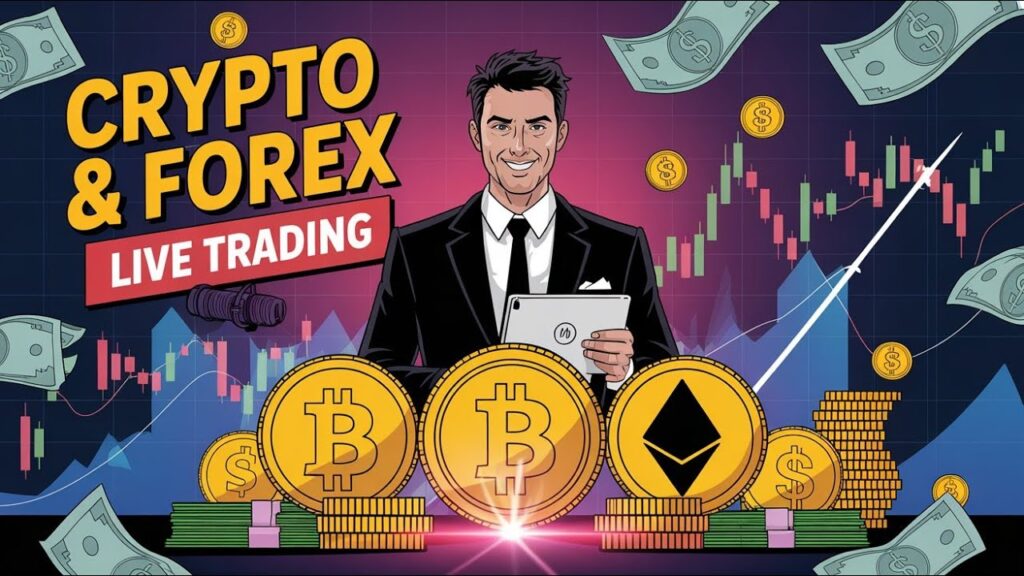 LIVE TRADING FOREX BTC SOL ETH GOLD CRYPTO #beginners
