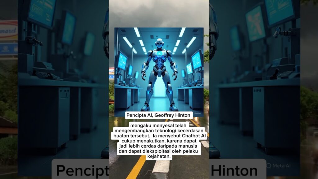 Pencipta AI, Geoffrey Hinton mengaku menyesal #shorts  #news  #viral  #trending  #info