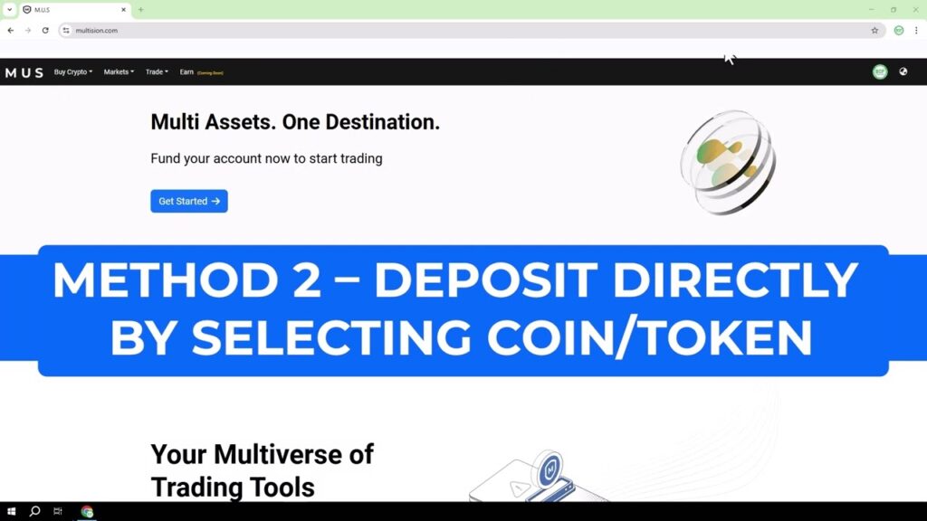 MULTISION DEPOSIT GUIDE | HOW TO DEPOSIT CRYPTO ASSETS