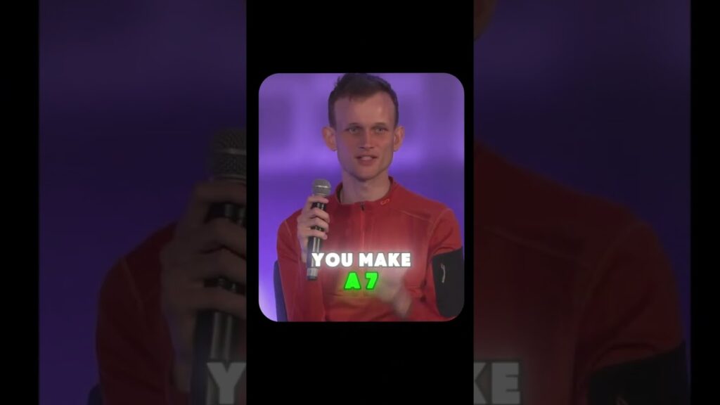 Yes, it’s Ethereum founder Vitalik Buterin #crypto #ethereum