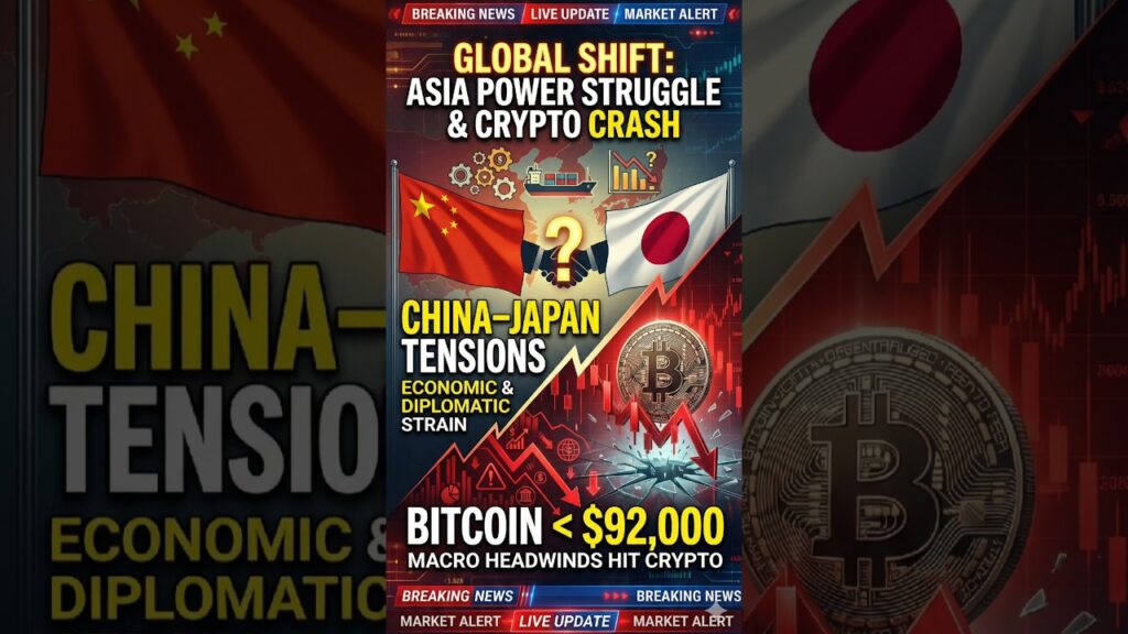 🌏⚠️ ASIA DIPLOMACY + GLOBAL CRYPTO SELL-OFF!  #business #news #breakingnews