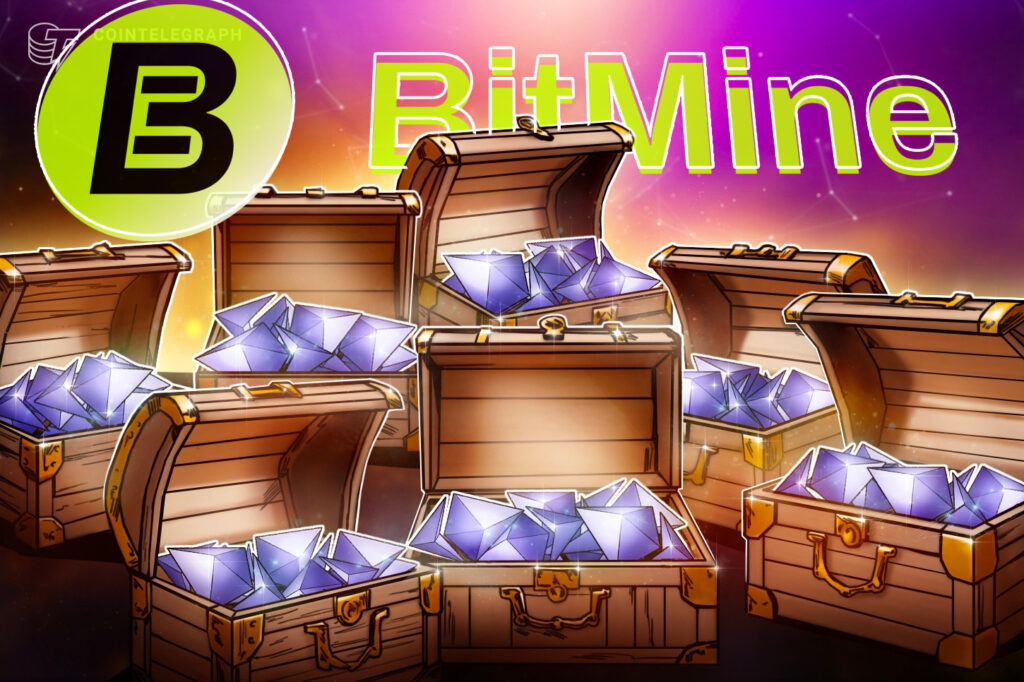 Bitmine Stakes 5M ETH as Treasury Holdings Reach .8B