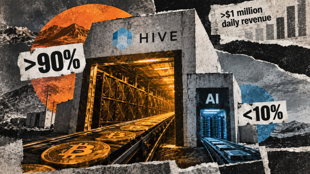 HIVE is making M a day, and almost all of it comes from Bitcoin mining not AI