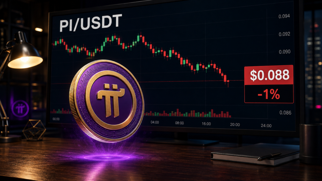 Pi consolidates below alt=