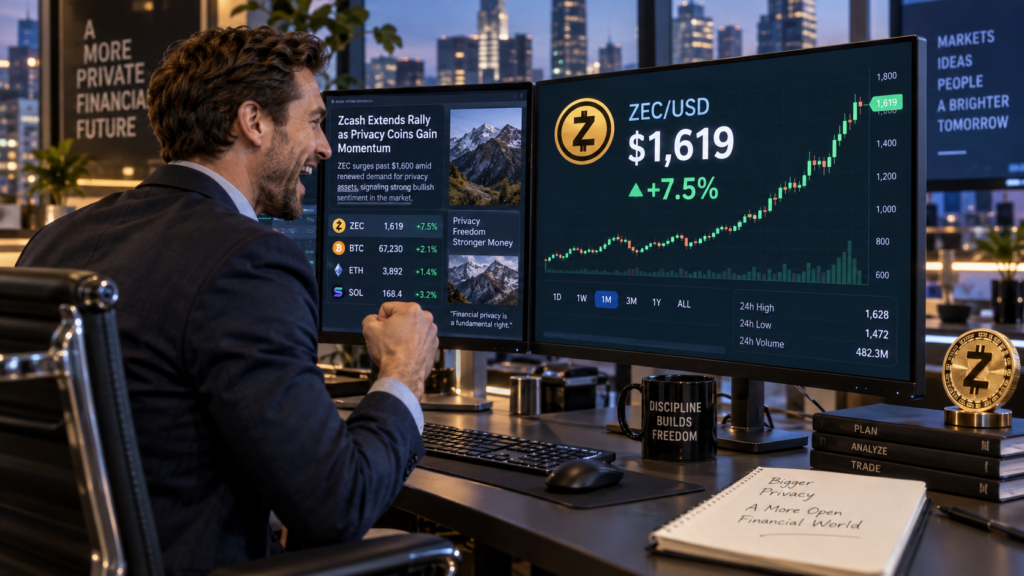 Zcash holds above ,600 as shielded activity and fund inflows surge