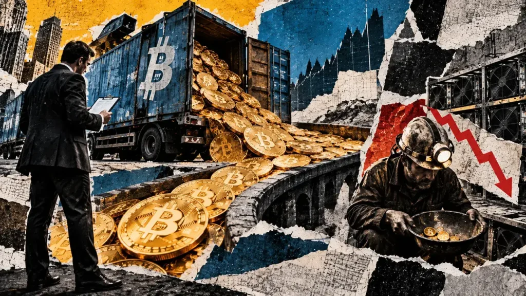 Bitcoin moves over  billion in value but miners collect just 5,000 in transaction fees
