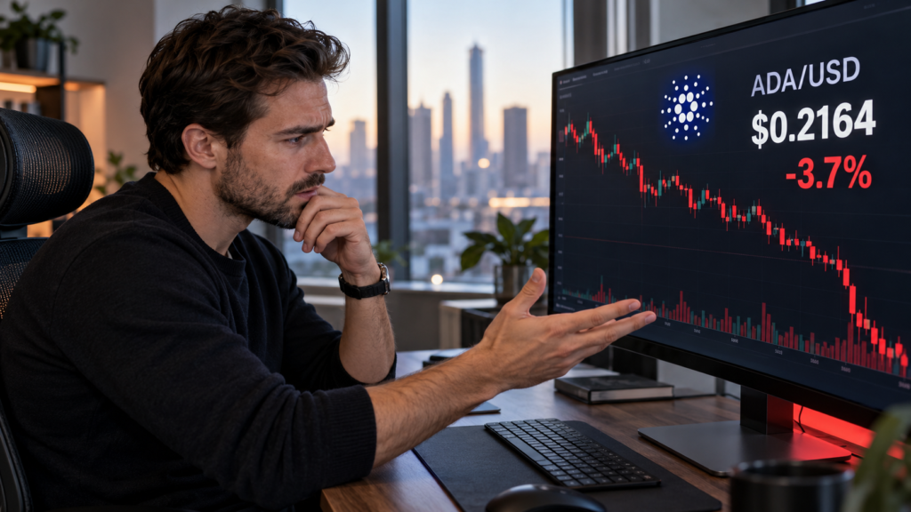 Cardano risks further losses as ADA drops below the alt=