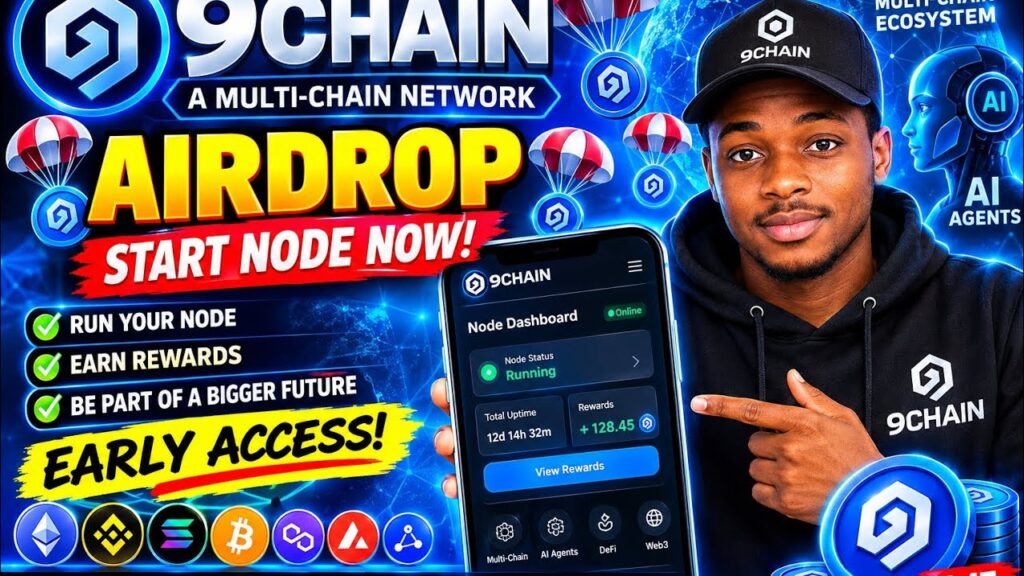 DON’T MISS OUT On  9CHAIN AIRDROP… START NOW … Full Guide on how to start 👇👇💯 JOIN NOW