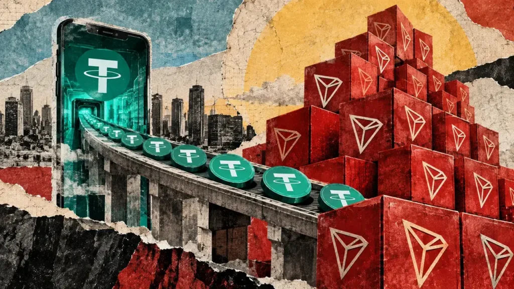 TRON moved .2 trillion in stablecoins while TRX supply grew for 108 straight days