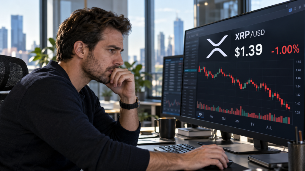 XRP tests the .32 support level as ETF demand slows